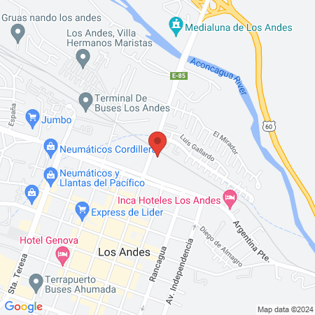 Gimnasio Pacific Fitness map