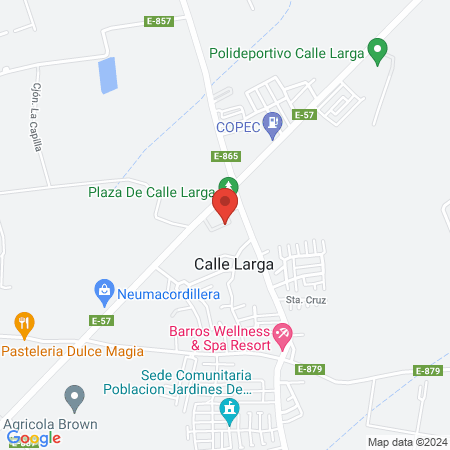 Cancha Halcones RC Calle Larga map