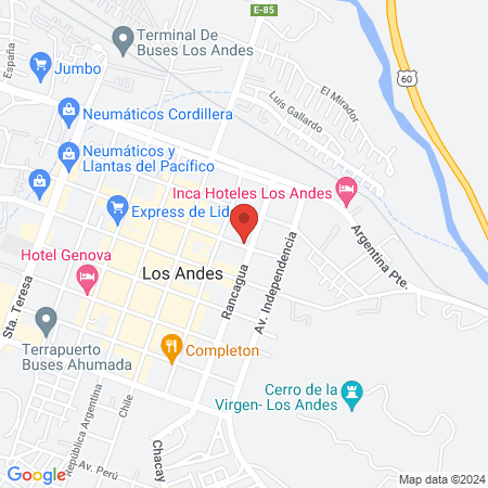 Centro Médico Dental Andes map