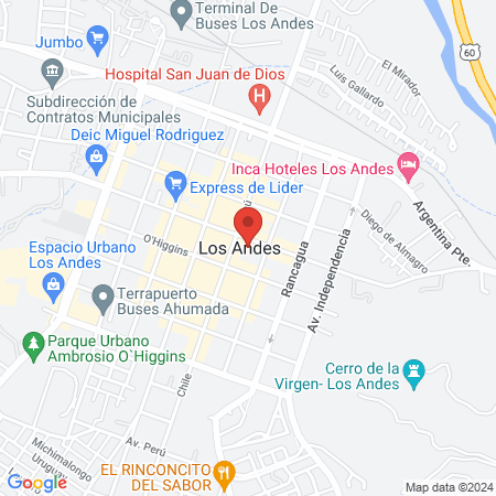 Clínica Odontológica Almendral Los Andes map