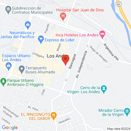 VETERINARIA LOS ANDES Eric Savard map