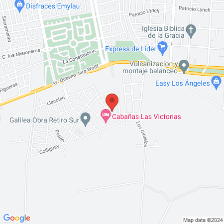 Kutral Yoga Tradicional Los Ángeles map