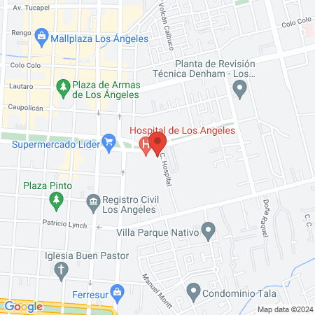 Servicio Urgencia Los Angeles map