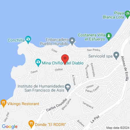 Javiera Beauty Artist map
