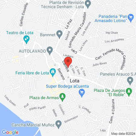 Hospital de Lota calle 1 map