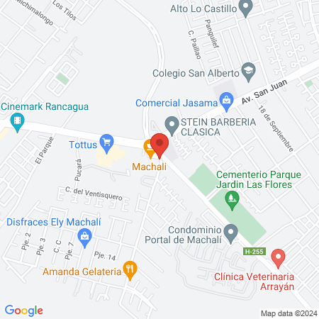 Lasertam Machalí map
