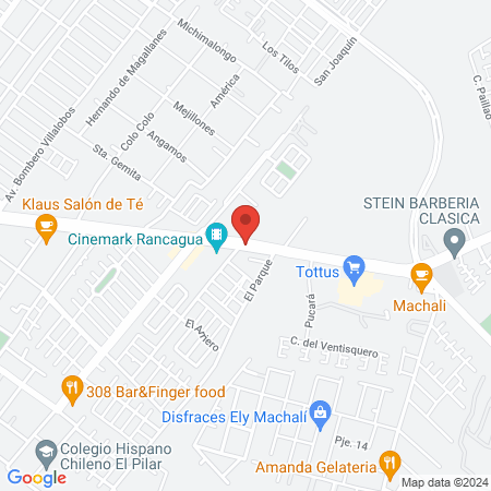 Pilates Yasna Carrasco map