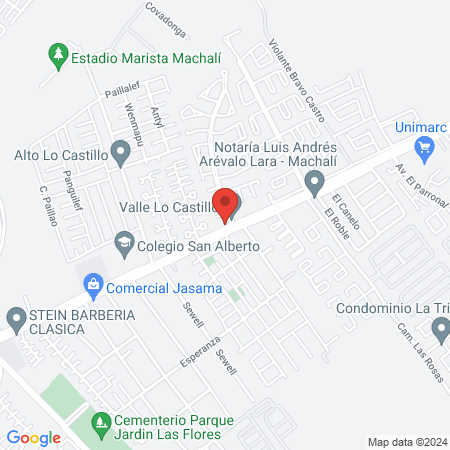 Clinica Veterinaria Pets lo Castillo Machali map