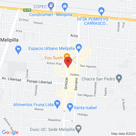 La Roca barber shop map