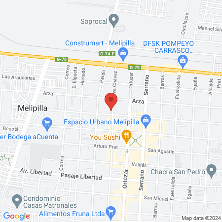 Gym Power Fitness Melipilla map