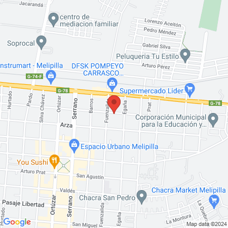 Centro de Tratamiento Ambulatorio ALIWEN map