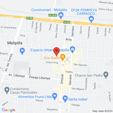 Clínica san Rafael melipilla map