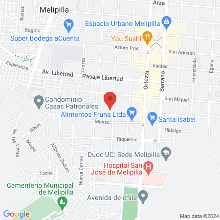 Centro de atención veterinaria primaria map