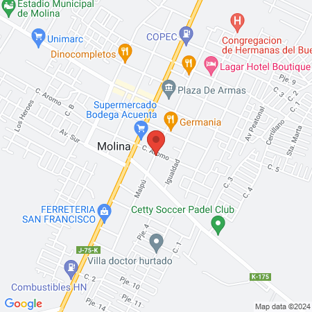 Casa Azul Molina map