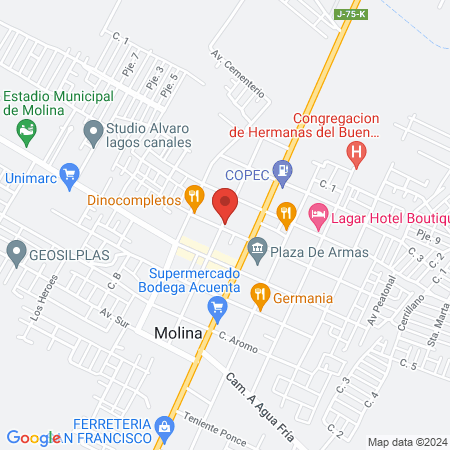 Clinica Alborada map