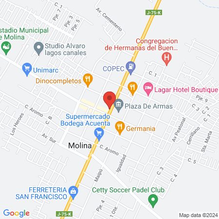 Jorge William Cofre Guerra map