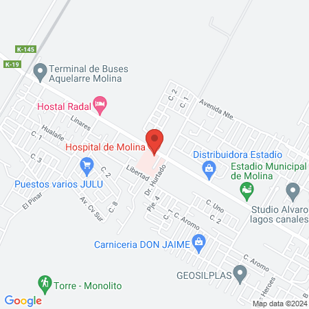 Podo Franco map