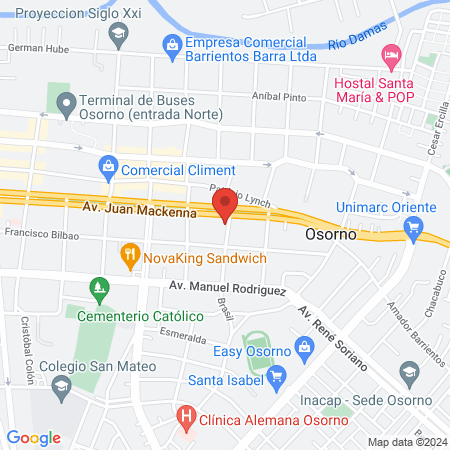 Espacio Wellness map
