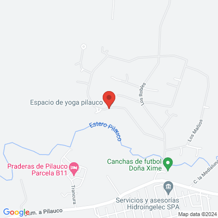 Espacio de yoga pilauco map