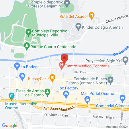 Centro Médico Fisiomeds Osorno map