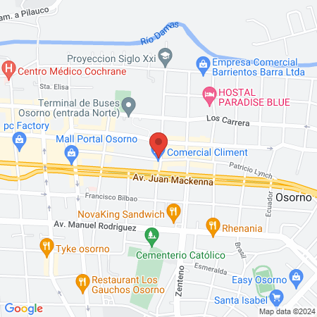 Clínica Veterinaria MUNDO ANIMAL OSORNO map
