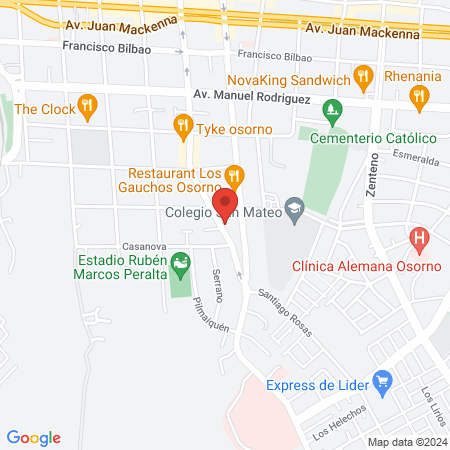 Clínica Veterinaria Freire Sur map