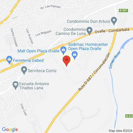 Sportlife Ovalle map