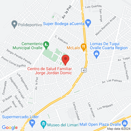 Family Health Center Jorge Jordan Domic map
