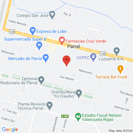 Vikingos barber Parral map