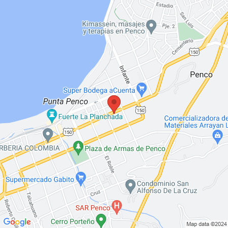 Centro de Salud Familiar Penco map