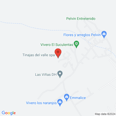 Tinajas del valle spa map