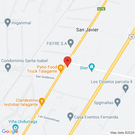 Centro de entrenamiento Aker Fit map