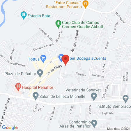 Club Deporte y Salud Plaza map