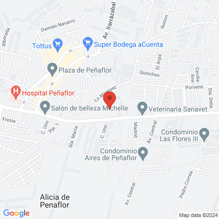 Centro de Salud Familiar Peñaflor map