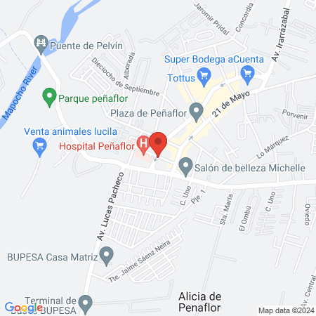 Servicio Nacional De Salud Hospital De P map