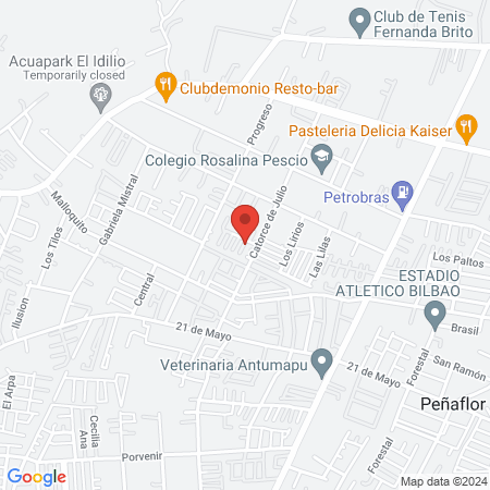 Servicios veterinarios Paw spa map