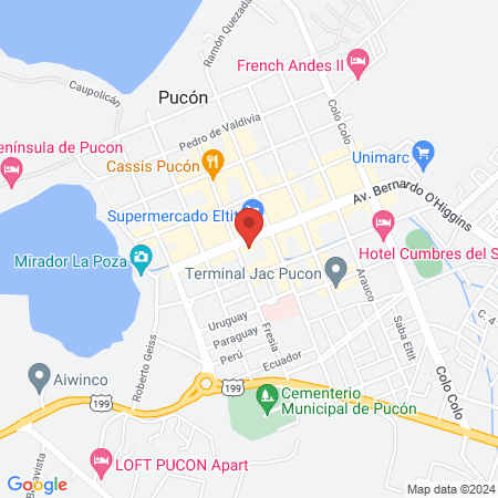 Color Style Pucón map