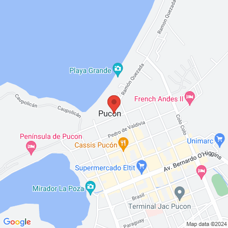 Dra. Fania Sofia Pizarro Gómez, Dermatólogo map