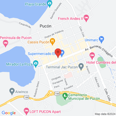Clinica DentalPucón map