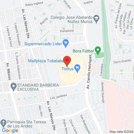 Peluquería Punto Urbano Mall Plaza Tobalaba map