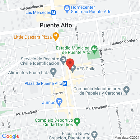 Salón Hugo Guerra Puente Alto map