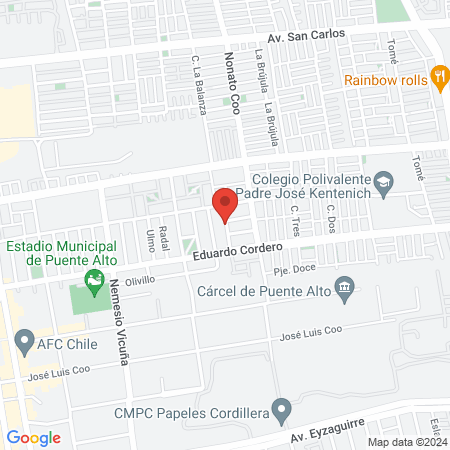 Muay Thai Puente Alto map