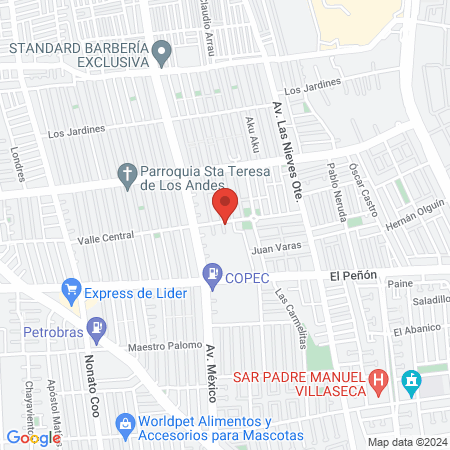 Medical consultation Dr. Arias map