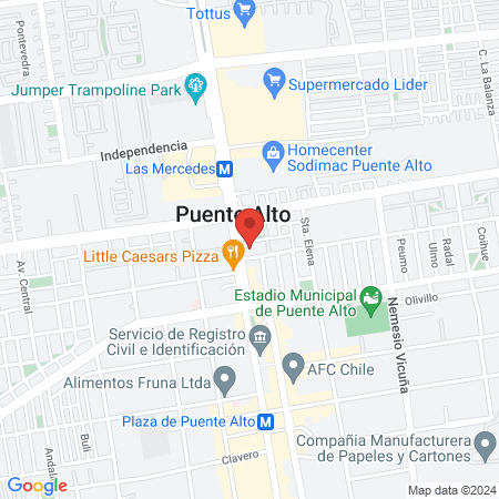 Medicenter Puente Alto map