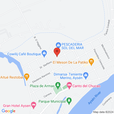 Australes barber Shop map