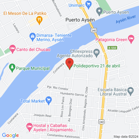 Polideportivo 21 de abril map