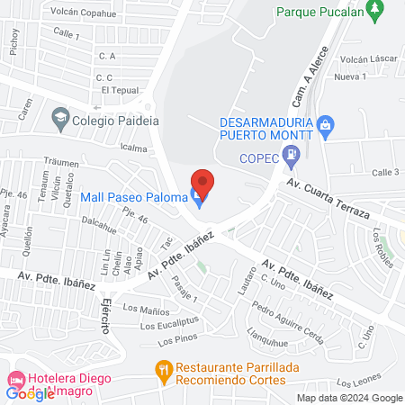 Barberia Hernández Mall la Paloma map