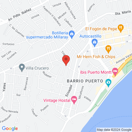 The Gentleman PUERTO MONTT map