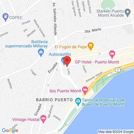 Patagonia Gestion Spa map