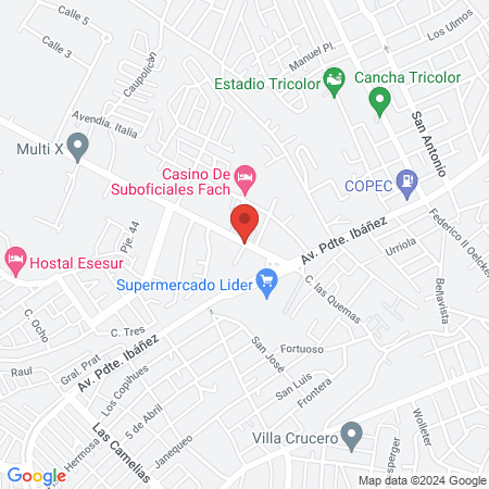 Gimnasio Pacific Upgrade Puerto Montt 4 (Nueva Cardonal) map
